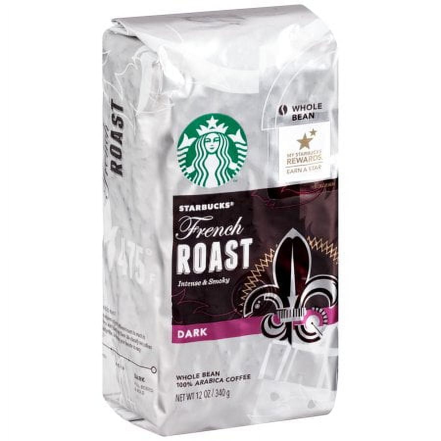 Starbucks French Roast Dark Roast Whole Bean Coffee (Pack of 10)