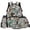 Fish Camo, variant on KUIFORTI Duck Camo Girls School Bag with Lunch Box Kid Backpack Set 4Pcs Bookbag Pencil Case Water Bottle Sleeve Suitable for Elementary Primary Middle School Back to School Supplies