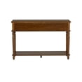 thumbnail image 6 of Powell Mcghie Hazelnut Rustic Two Drawer Wood Console Table, 6 of 16