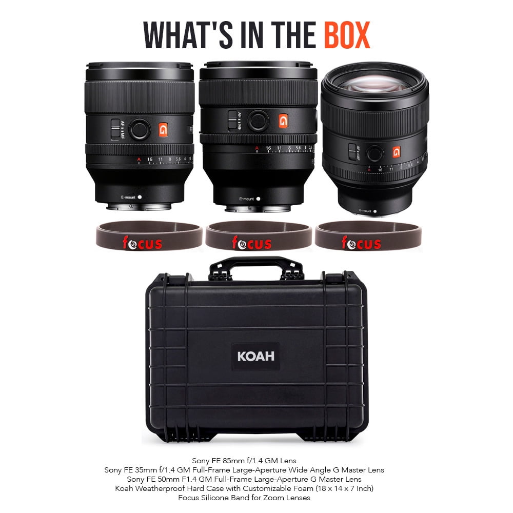 SONY FE 85mm F1.4 GM & FE 50mm F1.4 GM Sony FE 85mm f1.