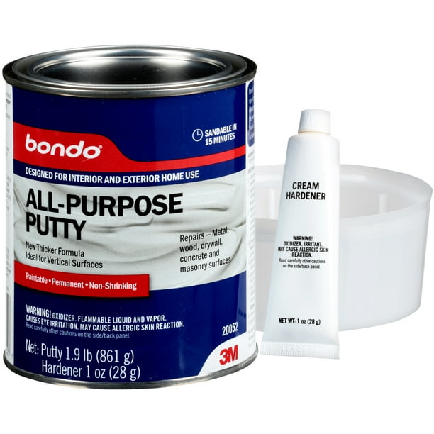 BondoÂ® AllPurpose Putty & Cream Hardener Variety Pack 2 pc Pack