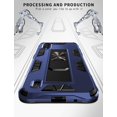 thumbnail image 2 of for Galaxy A01 Case,Samsung A01 Case,with HD Screen Protector,Military Grade Magnetic Car Mount Kickstand Heavy Duty Shockproof Case Cover for Samsung Galaxy A01, Blue, 2 of 14