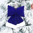 thumbnail image 6 of karymi Christmas Bow Decoration Velvet Bow Pendant Decoration Window Decoration Christmas Tree Decoration Christmas Party Supplies up to 90% off up to 90% off Limited Time Deal, 6 of 6