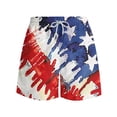 thumbnail image 4 of ZQUUVOU Men's Beach Swim Trunks Casual Loose Fit Drawstring Shorts with Pockets Quick Dry Elastic Waist Summer Bathing Suit Blue, 4 of 6