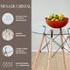 thumbnail image 2 of Mesa De Comedor Auxiliar Redonda Vidrio Cristal Templado beige, 2 of 6