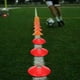 thumbnail image 4 of 10 unidades de mini discos cónicos para marcar campos de fútbol, herramientas prácticas para entrenamiento de velocidad (rojo), 4 of 5