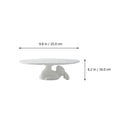thumbnail image 2 of DEEPCRAFF cake display stand Bunny Shape Cake Stand White 1Pcs, 2 of 6