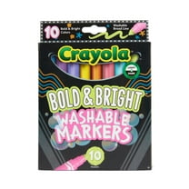 Crayola Broad Line Markers, 10 Ct Bold & Bright, School Supplies for Teachers and Kids