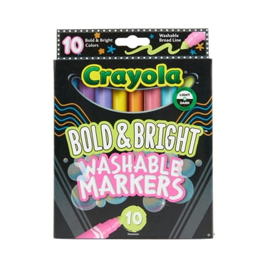 Crayola Broad Line Markers, 10 Ct Bold & Bright, School Supplies for Teachers and Kids