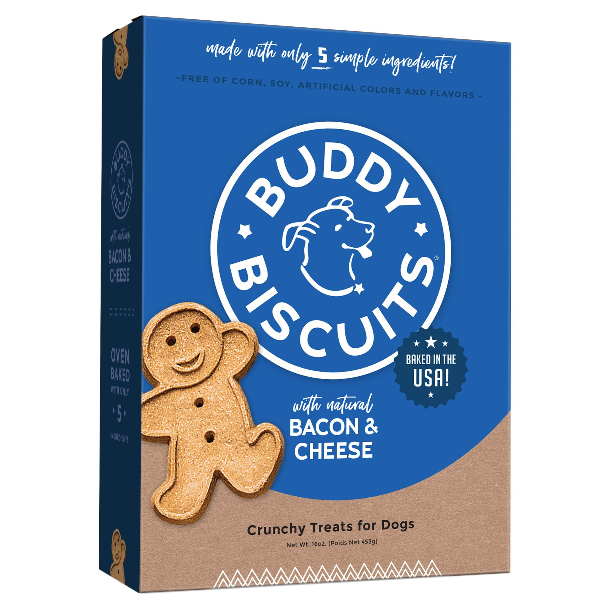 buddy biscuits bacon and cheese