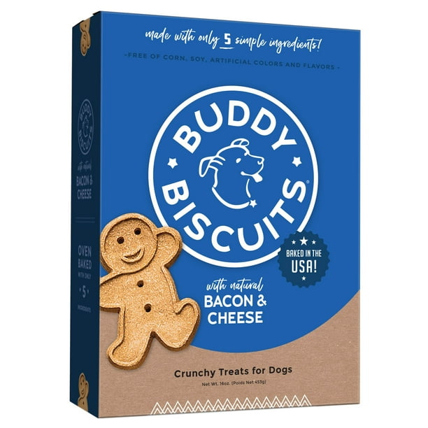 Cloud Star Buddy Biscuits Oven Baked Bacon & Cheese Dog Treats, 16 Oz