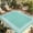 Turquoise Green, variant on Cameo Brown Greek Key Outdoor Rug for Patio/Deck/Porch, Non-Slip Large Area Rug 5 x 8 Ft, Geometric Greece Ancient Farmhouse Geo Indoor Outdoor Rugs Washable Area Rugs, Camping Rug Carpet Runner