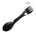 thumbnail image 1 of Yuarrent Tenedor Spork de acero inoxidable multifuncional, cuchara, cubiertos, sacacorchos, arpón, supervivencia para acampar al aire libre, Picnic, Kits de desorden para acampar Yuarrent OD009570-00, 1 of 6