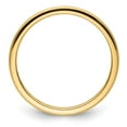 thumbnail image 2 of Auriga Fine Jewelry 10K Yellow Gold 1.2mm Half Round Satin Stackable Band for Women Size 9.5, 2 of 6