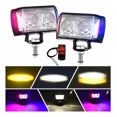 thumbnail image 2 of 2* Faro Led Exploradora Estrobo Multicolor Moto Auto 18000lm, 2 of 8