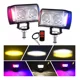 thumbnail image 2 of 2* Faro Led Exploradora Estrobo Multicolor Moto Auto 18000lm, 2 of 8