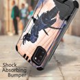 thumbnail image 2 of DALUX Silver Combat Phone Case Cover Compatible with Alcatel TCL A3X / TCL A600DL (2021) - Orange Forest Warrior, 2 of 2