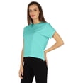 thumbnail image 4 of Inkmeso T-shirt à Épaules Tombantes et Col Rond pour Femmes, Coupe Décontractée pour l'Été, 4 of 7
