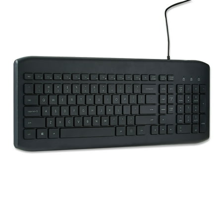 onn USB Computer Keyboard with 104-Keys, 5 ft Cable, Windows and Mac Compatible, Gray