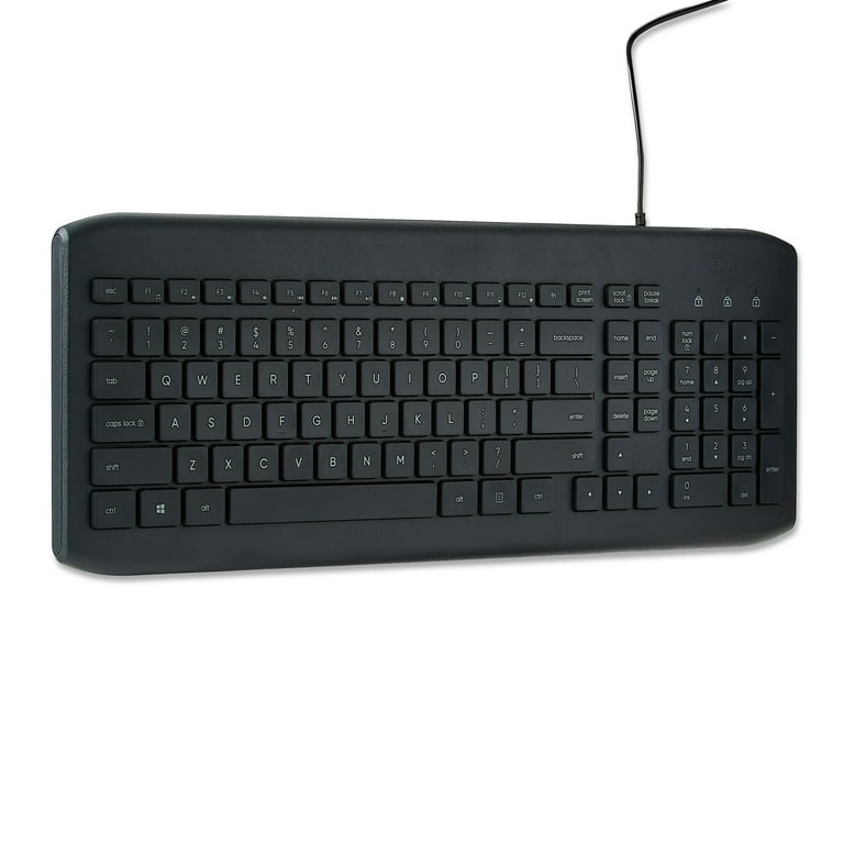 Full-Size Wired USB Computer Keyboard with Number Pad photo 1