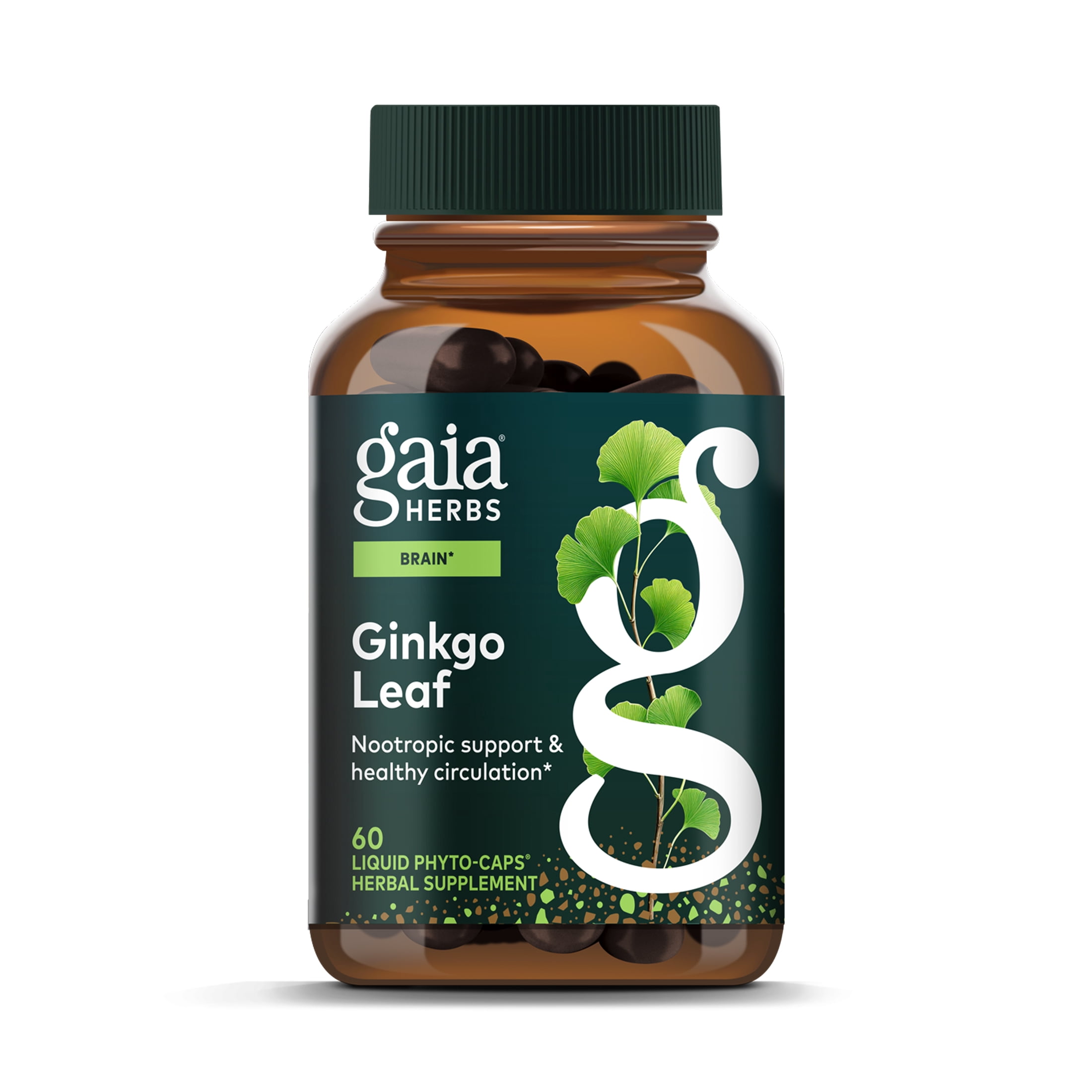 Gaia Herbs Hawthorn Supreme Capsules - 60 Vegan Liquid Phyto-Caps