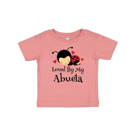 

Inktastic My Abuela Loves Me Ladybug Gift Baby Boy or Baby Girl T-Shirt