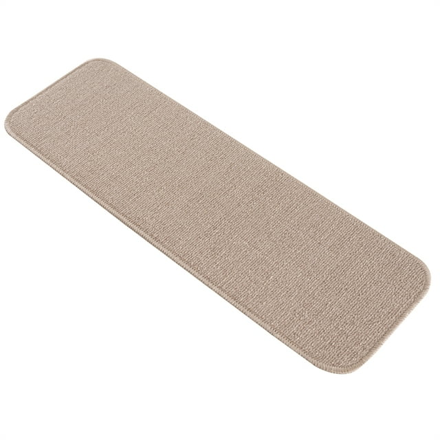 Tapis d'Intérieur Non Glissants 8.5"x26" Solide Ensemble de 13 en Beige