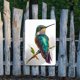 thumbnail image 5 of Vintage Placa Metal Colibrí Rectangular Pintura Hierro Arte La Pared 20x30cm, 5 of 9