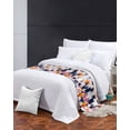 thumbnail image 3 of Xipuska Colorful Ink Splash Bed Runners for Queen Size Bed, Decorative Bed Throws for Foot of Bed, Modern Abstract Watercolor Bed Runner Sofa Throw Bedding Scarf Protector Slipcover for Bedroom/Hotel, 3 of 6