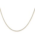 thumbnail image 3 of Diamond2Deal 14K Yellow Gold .7 mm Box Chain Necklace for Women 28", 3 of 6