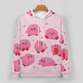 thumbnail image 3 of Cartoon Kirby Game Unisex Hoodies And Sweatpants Set Sweatshirts Jogger Pants Hooded Hoody Tracksuits Set Suit Winter Daily Adult Sweatsuit 2 Pcs, 3 of 9
