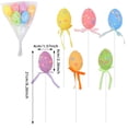 thumbnail image 3 of Creatine "Easter Foam Eggs Printed Pattern Hanging For & Centerpiece Displays 6 Pack, 3 of 7