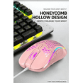 thumbnail image 4 of RGB lightweight gaming wired mouse with 7200 DPI, adjustable in 4 levels and 6 keys, programmable for PC/laptop, 4 of 4