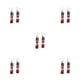thumbnail image 2 of Pendientes de gota Minnieouse 1 par colgantes de botellas de cristal con flores, 2 of 6