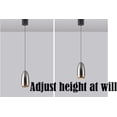 thumbnail image 5 of FSLiving H-Type Track Light with Focused 7W COB LED Track Spotlight Modern Bullet Pendant Lights Adjustable Accent Downlight 3000K Warm White for Ceiling,Customizable - 1 Light ( Black Pearl), 5 of 8
