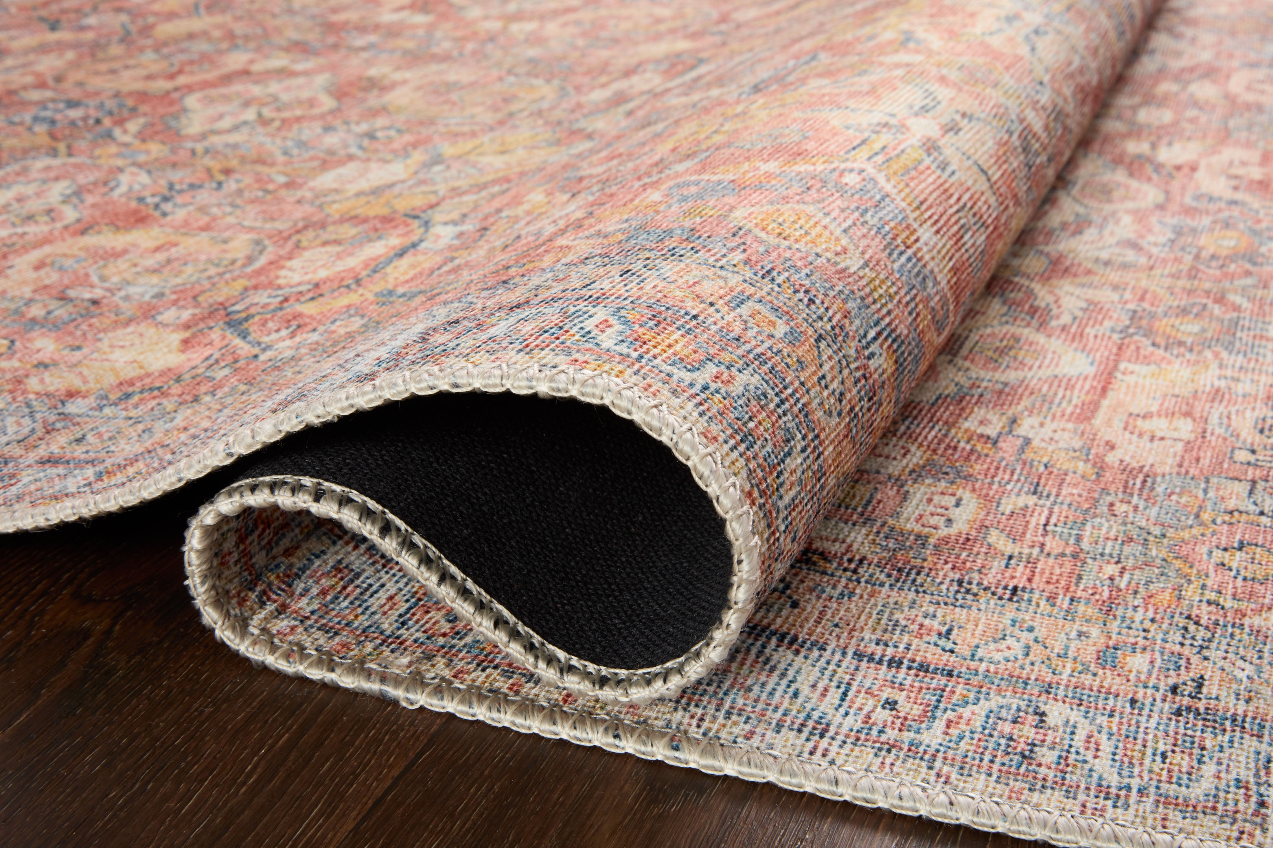 Loloi Adrian Rust / Denim 3'-6" x 5'-6" Area Rug