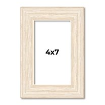 4x7 In Frame White Real Wood Picture Frame Width 1.5 inches | Interior Frame Depth 0.5 inches |