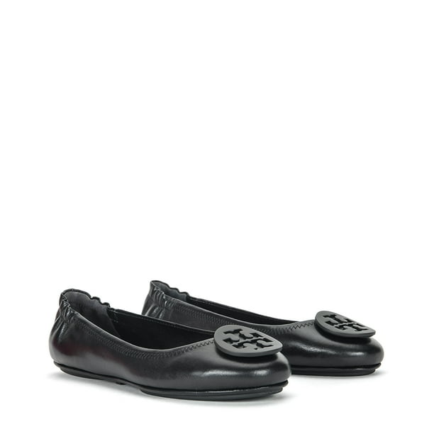 tory burch logo ballet flat