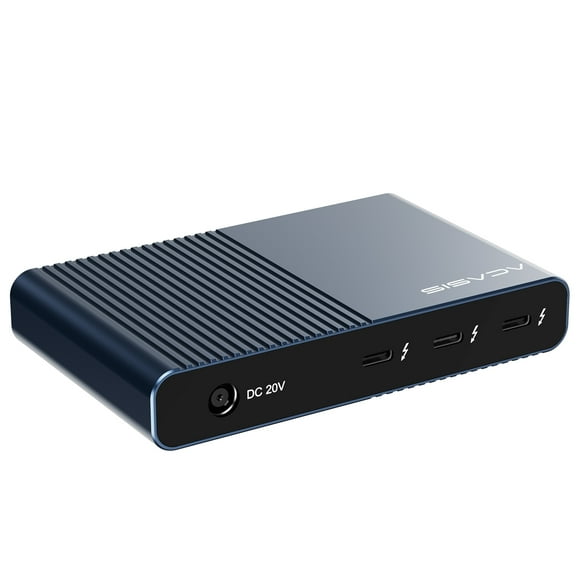 ACASIS Thunderbolt 4 Hub, Single 8K or Dual 4K 60Hz Display, 120W PD Charging, Portable Thunderbolt 4 Dock Compatible with M1 Macs, PC, Chrome, 3X Thunderbolt 4 40Gb/s, 1 x USBA (10Gb/s)