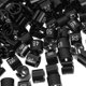 thumbnail image 3 of WHAMVOX 130Ud Clips Plásticos Negros Para Tallas En Percheros Con Numeración Clara Para Organización, 3 of 6