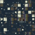 thumbnail image 1 of Ahgly Company Indoor Square Patterned Blue Novelty Area Rugs, 7' Square, 1 of 6