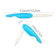 thumbnail image 4 of 3Pcs Folding Nail File Metal Stainless Steel Fold Cuticle Professional Tool Set Double Sided And Files Nails Easily For Men And Woman(Random Color), 4 of 6