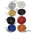 thumbnail image 2 of Premium Leather Shoelaces 45 inch Make your Shoe look Great! (MPN:Bright Blue with Silver metal tips;), 2 of 2
