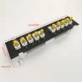 thumbnail image 4 of 19in Rackmount or Wall Mount 10Port Network Patch Panel (ST Optical Fiber Patch), 4 of 9