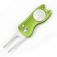 thumbnail image 4 of tredstone Golf Pitch Divot Repair Switchblade Ball Marker Groove Cleaner Light Green, 4 of 9