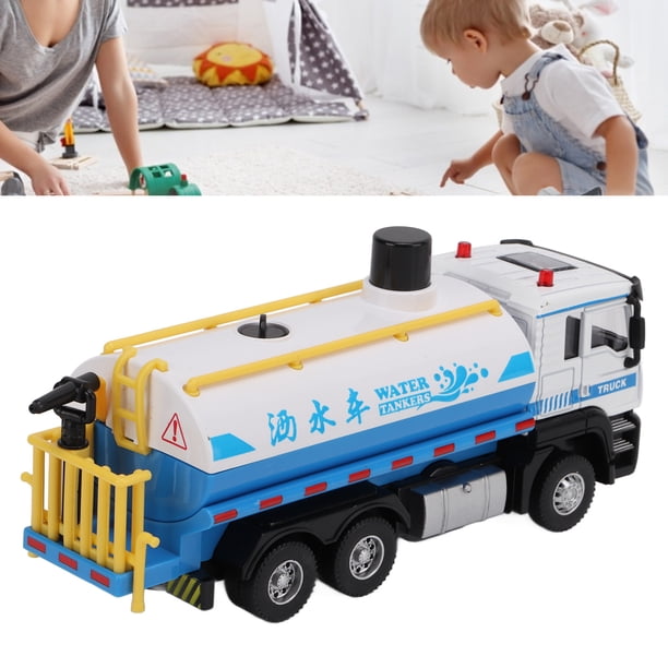 Modelo de Cisterna de Agua, Aleación 1/50, Rociador de Agua con Aspersión hacia Atrás, Camión de Juguete, Juego de Cisterna de Agua para Ni?os Y Ni?as, Regalos Ecomeon no