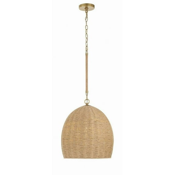 1 Light Pendant-17 inches Tall and 15 inches Wide Bailey Street Home 49-Bel-4956050