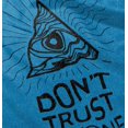 thumbnail image 3 of Eye Providence Dont Trust Illuminati Men's Graphic T Shirt Tees Brisco Brands 4X, 3 of 3