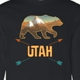 thumbnail image 4 of Inktastic Utah Vacation Bear Silhouette Long Sleeve T-Shirt, 4 of 5
