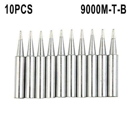 

Sufanic 10Pcs 900M-T-B Lead-free Pure Copper Solder Iron Tips Set for Soldering Station